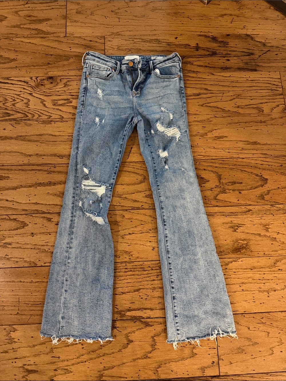 Dear John Distressed Women's Bootcut Jeans